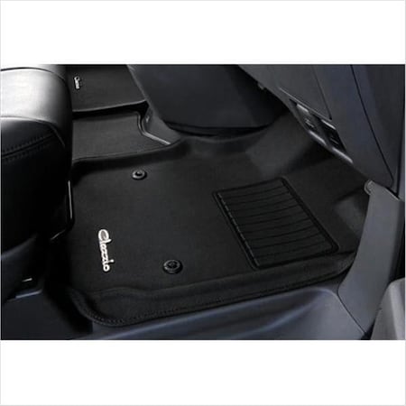 Strike3 3D Maxpider  CHEVROLET Equinox 2010-2011 Black KAGU - TPR - Molded Floor Mats ST586150